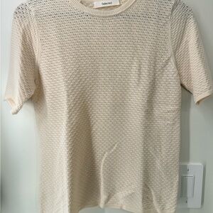 Selected Femme Cream Crew Neck Sweater